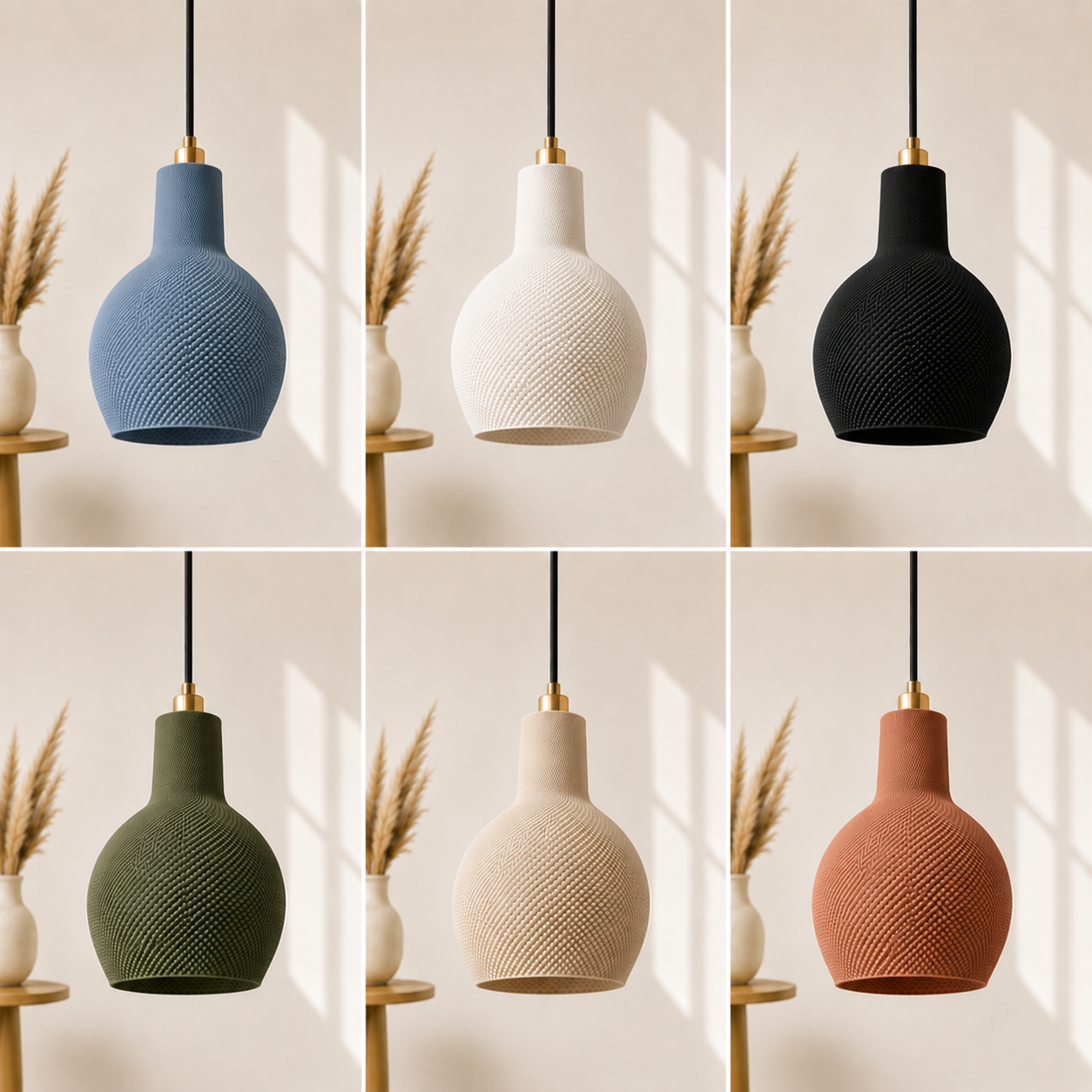 Scandinavian Pendant Light  – Minimalist Ceiling Lamps 21cm