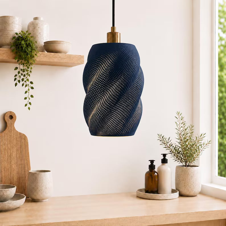 Modern Pendant Light, Scandinavian Hanging Lamp, Minimalist Ceiling Lighting, Contemporary Home Decor, Designer Pendant Fixture