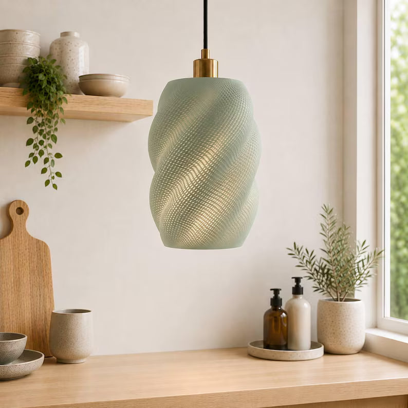 Modern Pendant Light, Scandinavian Hanging Lamp, Minimalist Ceiling Lighting, Contemporary Home Decor, Designer Pendant Fixture