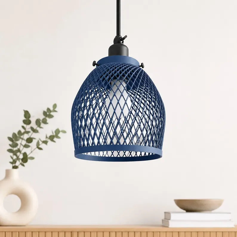 Haven Pendant Light | Scandinavian Woven Hanging Lamp | Japandi Woven Pendant Light for Cozy Interiors