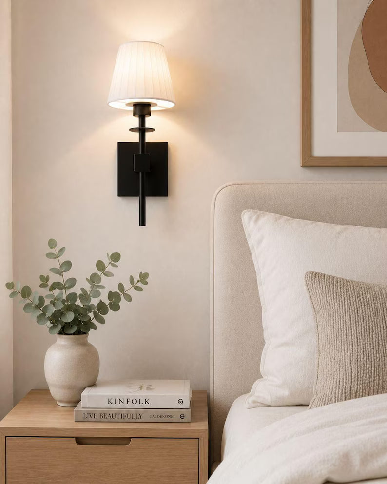 Modern Wall Sconce Lamp | Scandinavian Bedroom Wall Light | Japandi Wall Lamp | Sconce | PLA Modern Lighting