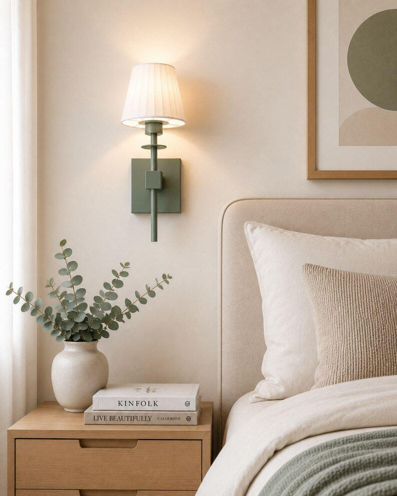 Modern Wall Sconce Lamp | Scandinavian Bedroom Wall Light | Japandi Wall Lamp | Sconce | PLA Modern Lighting