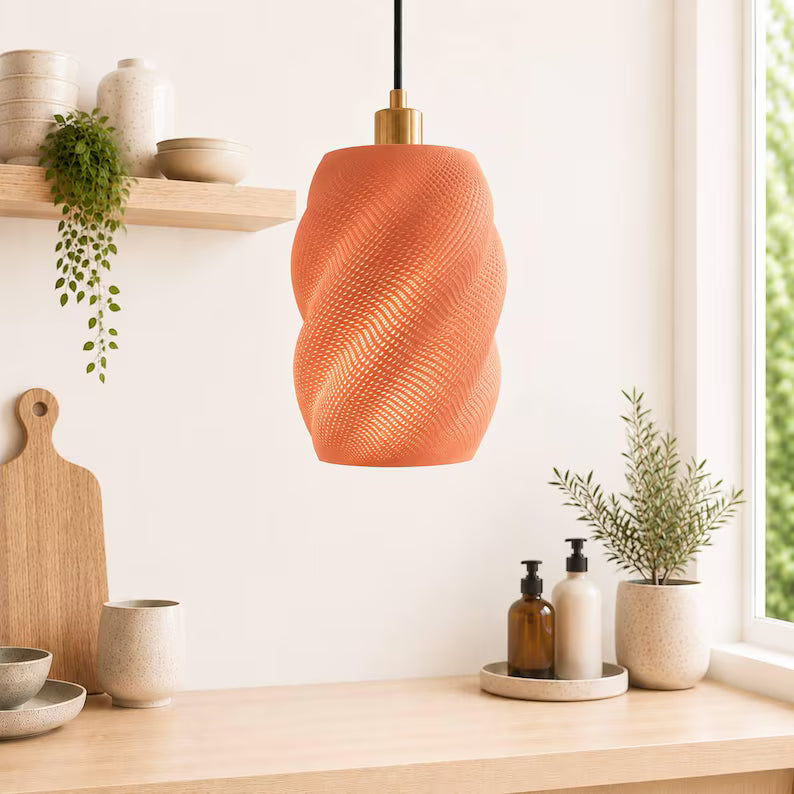 Modern Pendant Light, Scandinavian Hanging Lamp, Minimalist Ceiling Lighting, Contemporary Home Decor, Designer Pendant Fixture