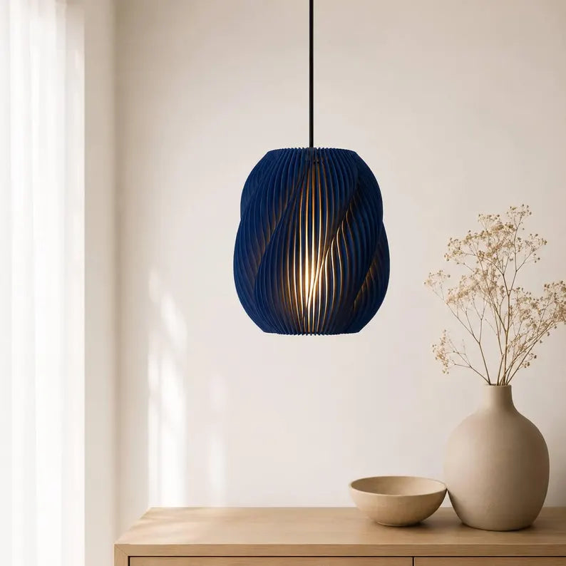 Willow Pendant Light | Scandinavian Japandi Hanging Lamp| Pendant Lamp for Cozy Inte