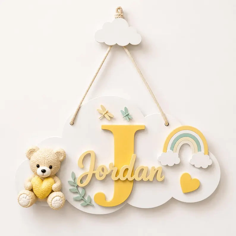 Personalized Cloud Name Sign