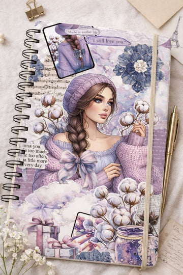 Lavender Diary Notebook
